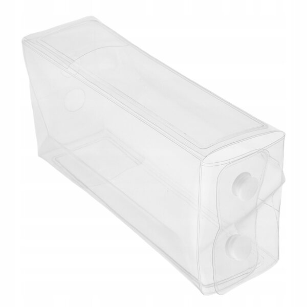 Transparenter PVC-Torf zum Transportieren und Präsentieren von Puppen, 16,5 x 7,5 x 5 cm
