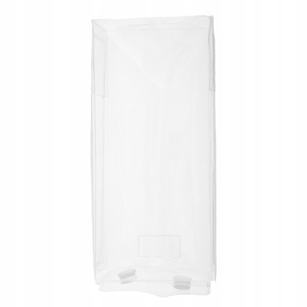 Transparenter PVC-Torf zum Transportieren und Präsentieren von Puppen, 16,5 x 7,5 x 5 cm