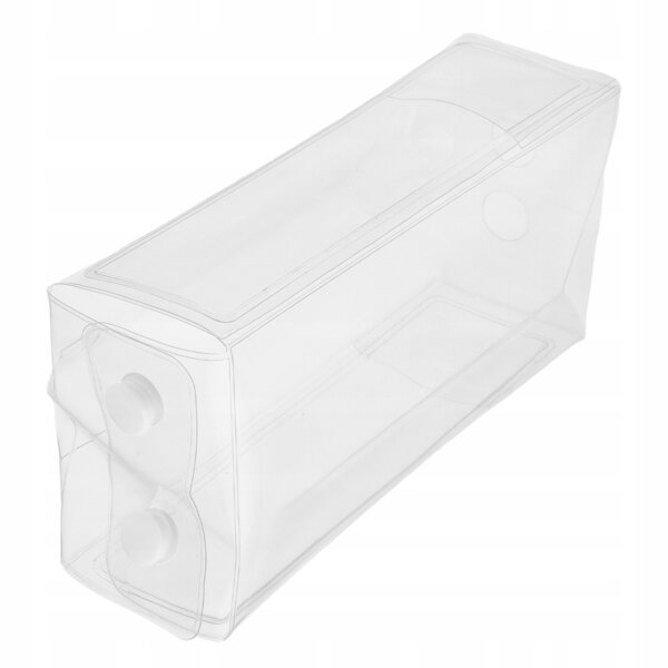 Transparenter PVC-Torf zum Transportieren und Präsentieren von Puppen, 16,5 x 7,5 x 5 cm