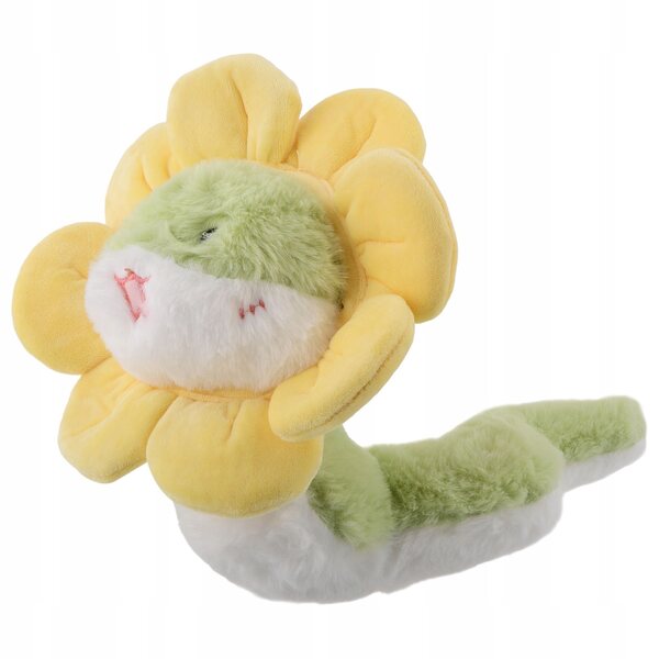 Morbidissima Peluche Sedia Auto con Girasole e Serpente - Morbida e Versatile