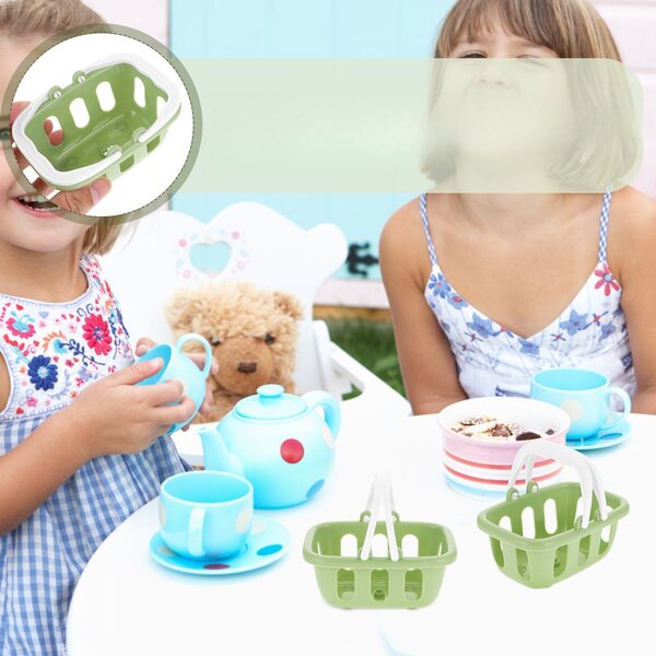Set mit 8 Mini-Kunststoffkörben für Rollenspiele und Kochen für Kinder