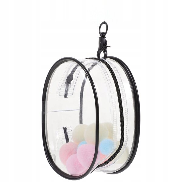 Transparente PVC-Tasche für Transport und Lagerung von schwarzen Puppen