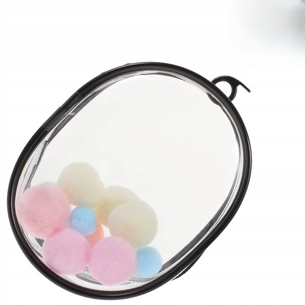 Transparente PVC-Tasche für Transport und Lagerung von schwarzen Puppen