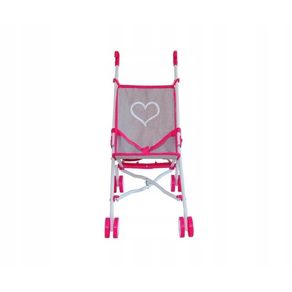 Milly Mally Julia Prestige rosa faltbarer Puppenwagen ab 3 Jahren