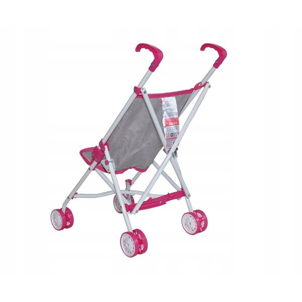 Milly Mally Julia Prestige rosa faltbarer Puppenwagen ab 3 Jahren