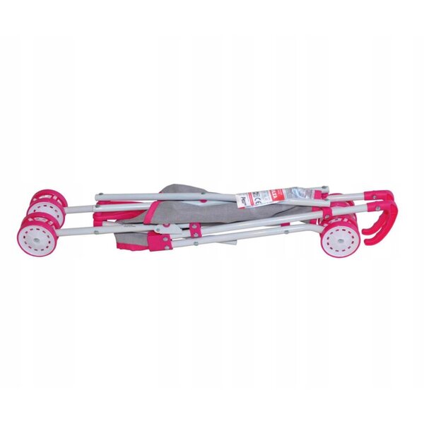 Milly Mally Julia Prestige rosa faltbarer Puppenwagen ab 3 Jahren