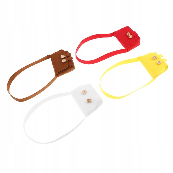 4 von Minipuppen inspirierte Plüschrucksäcke – ein modisches Accessoire-Set