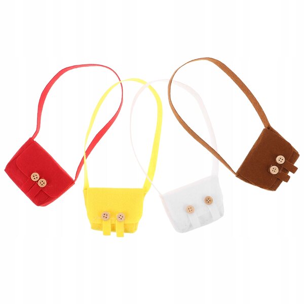 4 von Minipuppen inspirierte Plüschrucksäcke – ein modisches Accessoire-Set