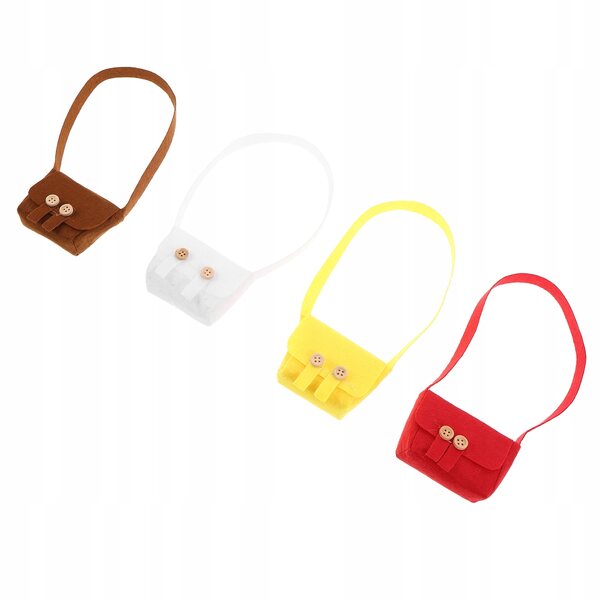 4 von Minipuppen inspirierte Plüschrucksäcke – ein modisches Accessoire-Set