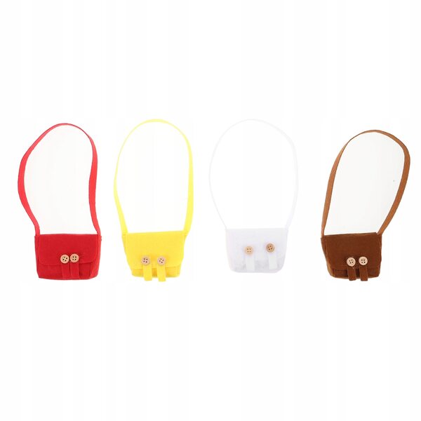 4 von Minipuppen inspirierte Plüschrucksäcke – ein modisches Accessoire-Set