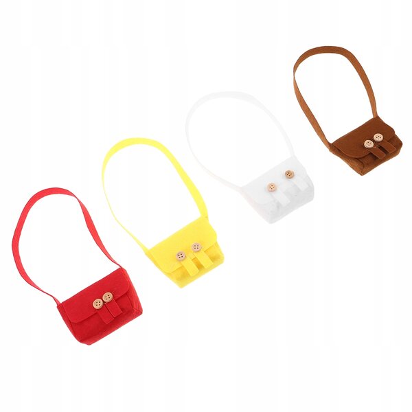 4 von Minipuppen inspirierte Plüschrucksäcke – ein modisches Accessoire-Set