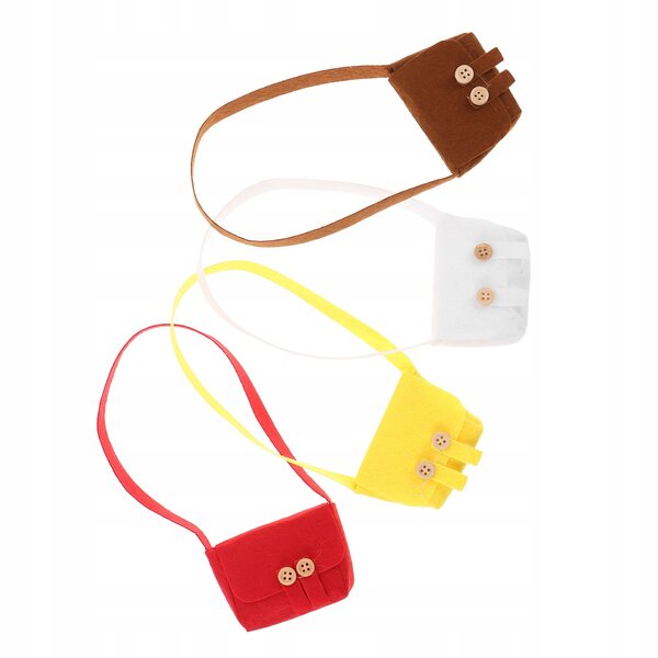 4 von Minipuppen inspirierte Plüschrucksäcke – ein modisches Accessoire-Set