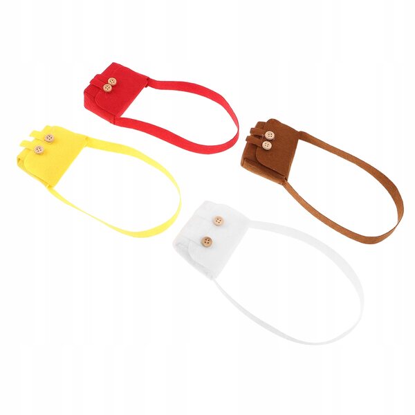 4 von Minipuppen inspirierte Plüschrucksäcke – ein modisches Accessoire-Set