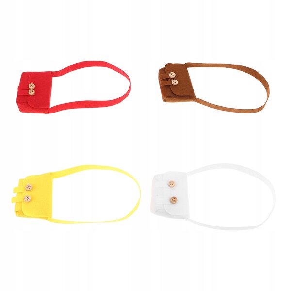 4 von Minipuppen inspirierte Plüschrucksäcke – ein modisches Accessoire-Set