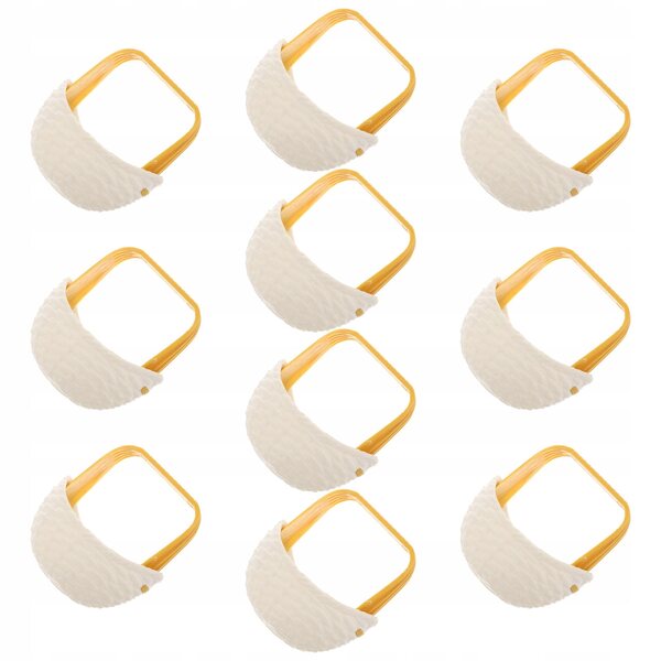 Set mit 10 Mini-Farbkörben für Puppenhäuser, kreatives Zubehör aus Kunststoff