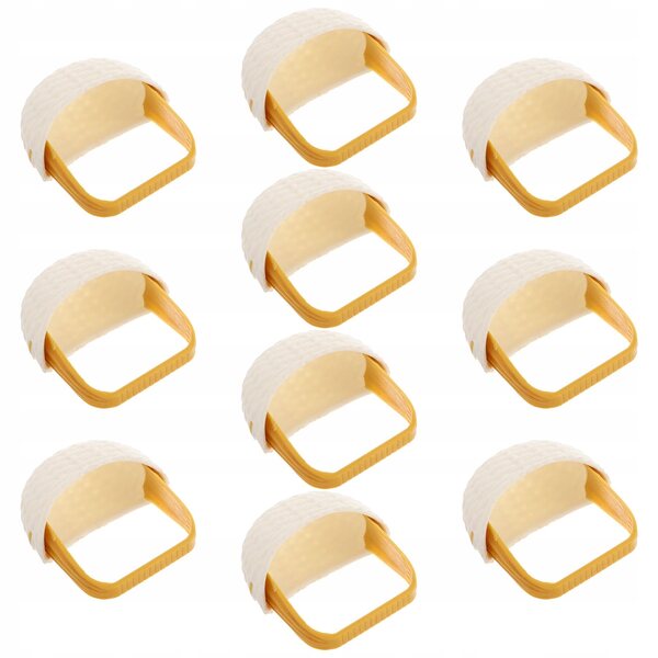 Set mit 10 Mini-Farbkörben für Puppenhäuser, kreatives Zubehör aus Kunststoff