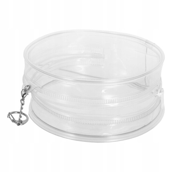 Elegante transparente PVC-Tasche zum Präsentieren und Transportieren von Puppen und Puppen