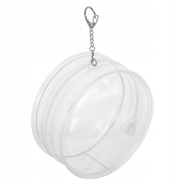 Elegante transparente PVC-Tasche zum Präsentieren und Transportieren von Puppen und Puppen