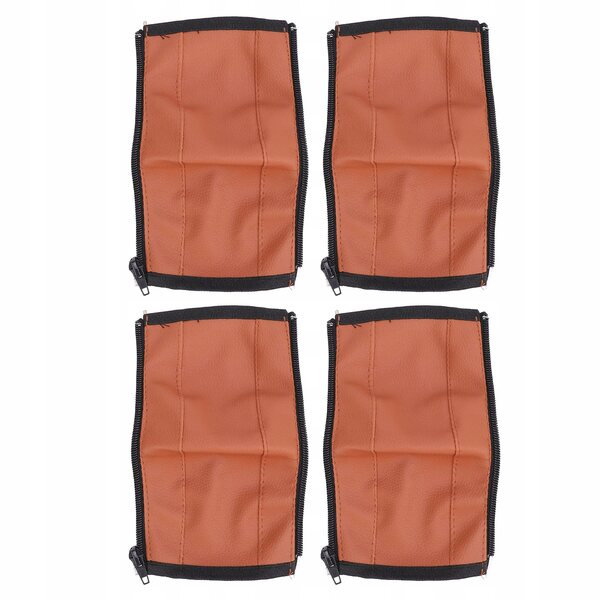 4 universelle Kinderwagen-Griffschützer aus PU-Leder, waschbar, 25 x 10,5 cm