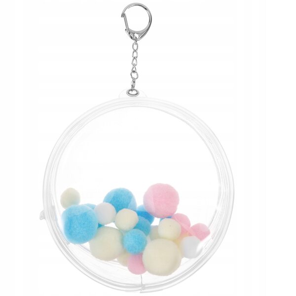 Mini-Tasche aus transparentem PVC mit Puppenhaken – leicht und praktisch