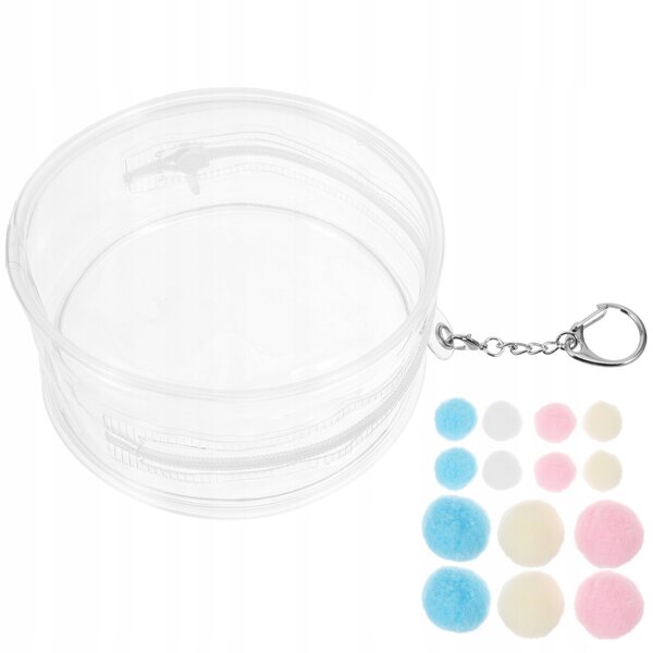 Mini-Tasche aus transparentem PVC mit Puppenhaken – leicht und praktisch