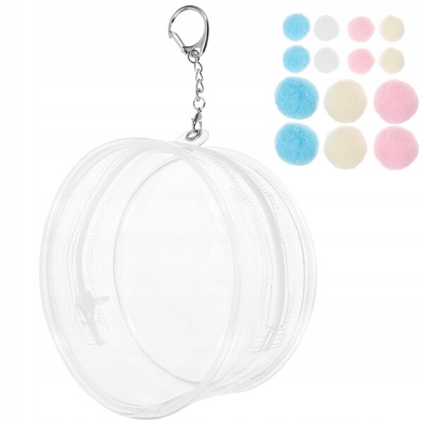 Mini-Tasche aus transparentem PVC mit Puppenhaken – leicht und praktisch