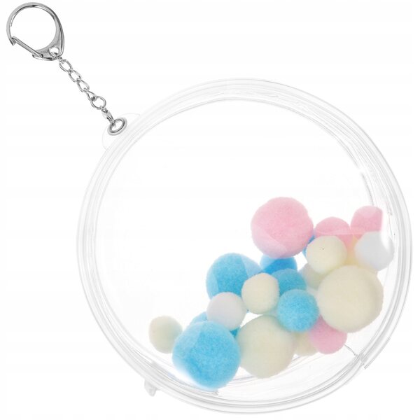 Mini-Tasche aus transparentem PVC mit Puppenhaken – leicht und praktisch