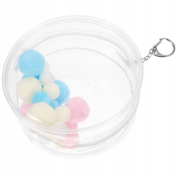 Mini-Tasche aus transparentem PVC mit Puppenhaken – leicht und praktisch