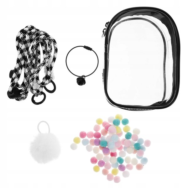Organizer trasparente in PVC per bambole e figurine con tracolla facile da trasportare