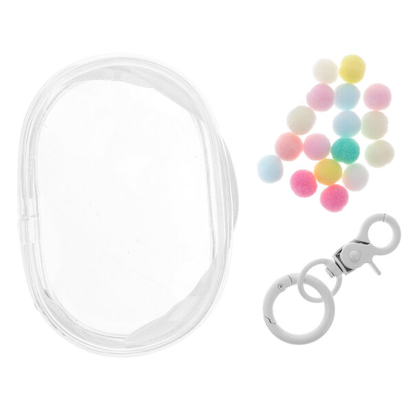 Tragbare transparente Tasche zum Präsentieren und Transportieren von Sammelpuppen