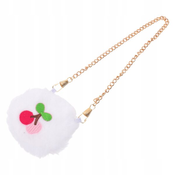 Set aus 2 Minitaschen mit Kirschmotiv für Puppen und Kawaii-Plüschrucksack