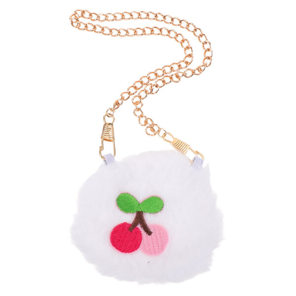 Set aus 2 Minitaschen mit Kirschmotiv für Puppen und Kawaii-Plüschrucksack