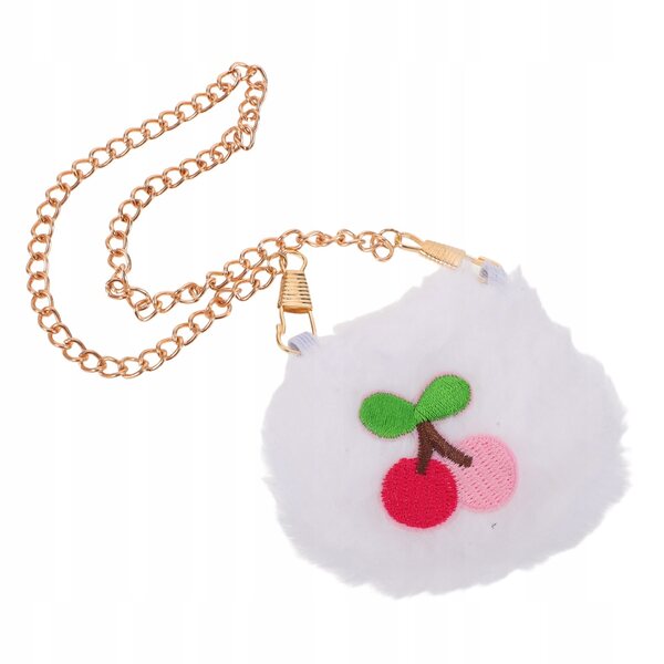 Set aus 2 Minitaschen mit Kirschmotiv für Puppen und Kawaii-Plüschrucksack