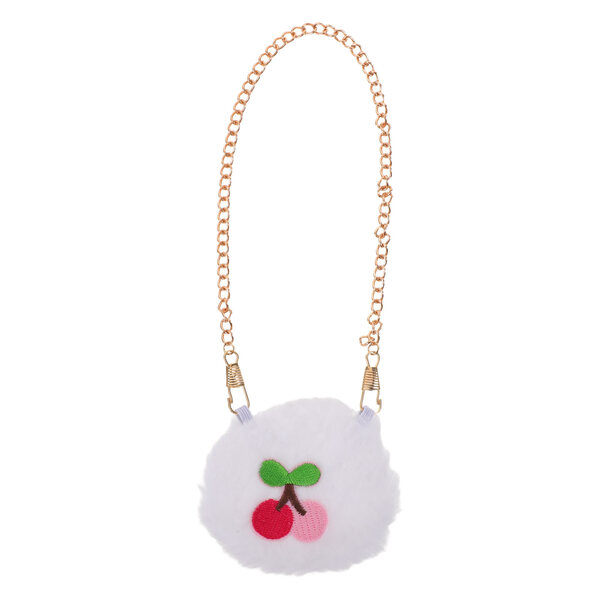 Set aus 2 Minitaschen mit Kirschmotiv für Puppen und Kawaii-Plüschrucksack