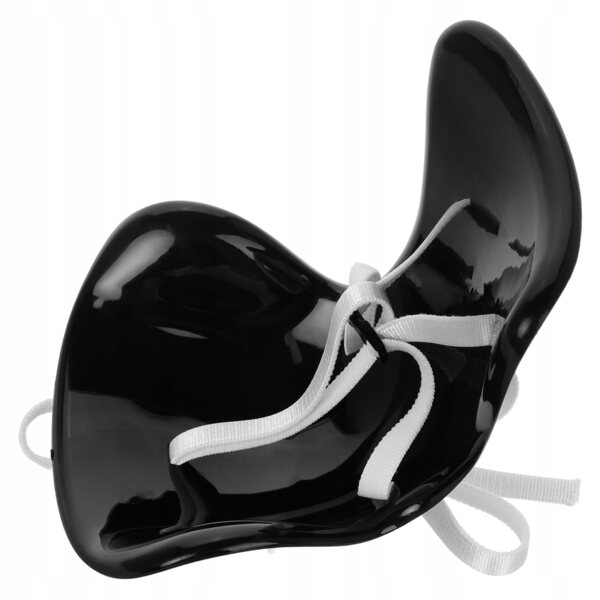 Mini Fotelino Auto con Clip per Bocchette Aria e Decorazione in Peluche Nera