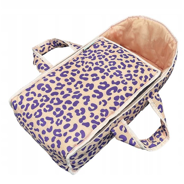 Howa Torf für Leo-Puppen 48 cm mit Purple Panther-Aufdruck – Zubehör für Puppen und Stofftiere