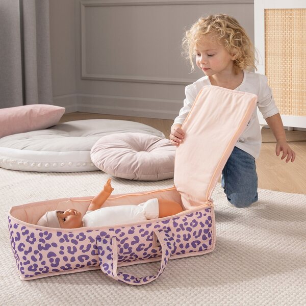 Howa Torf für Leo-Puppen 48 cm mit Purple Panther-Aufdruck – Zubehör für Puppen und Stofftiere