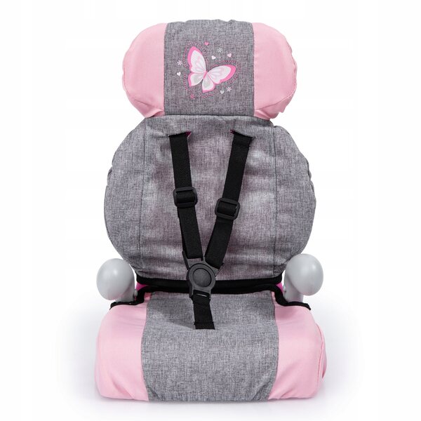 Bayer Design 67533AA fotelik samochodowy dla lalek 46 cm szary