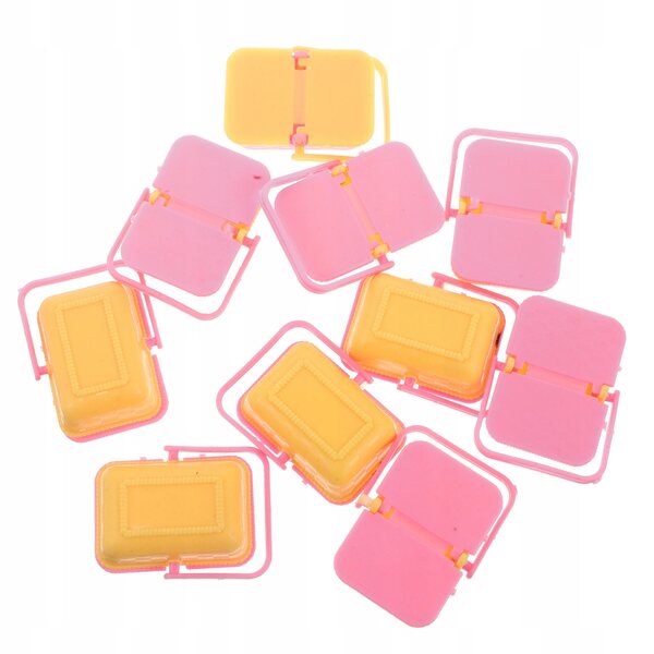 Mini cestini giocattolo in plastica colorati per giochi di ruolo e casa delle bambole