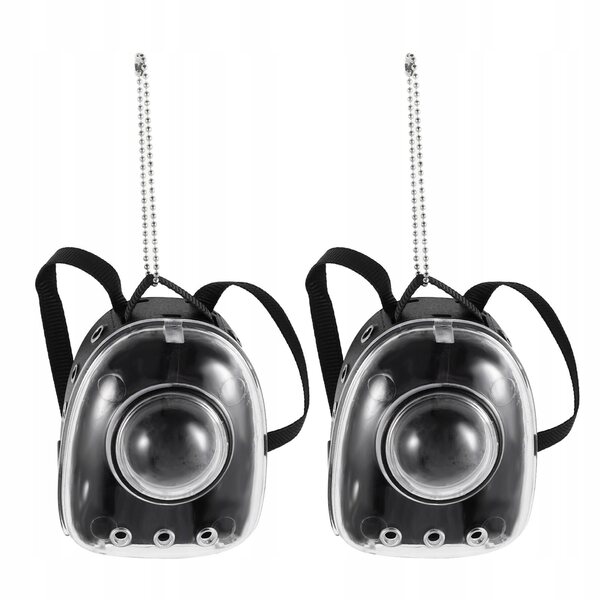 Set da 2 Mini Zaini Trasportino per Gatti per Casa delle Bambole