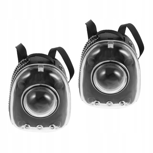 Set da 2 Mini Zaini Trasportino per Gatti per Casa delle Bambole