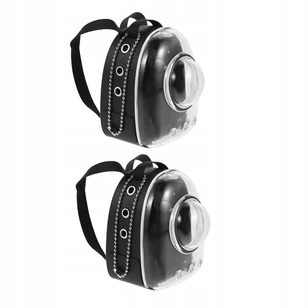 Set da 2 Mini Zaini Trasportino per Gatti per Casa delle Bambole