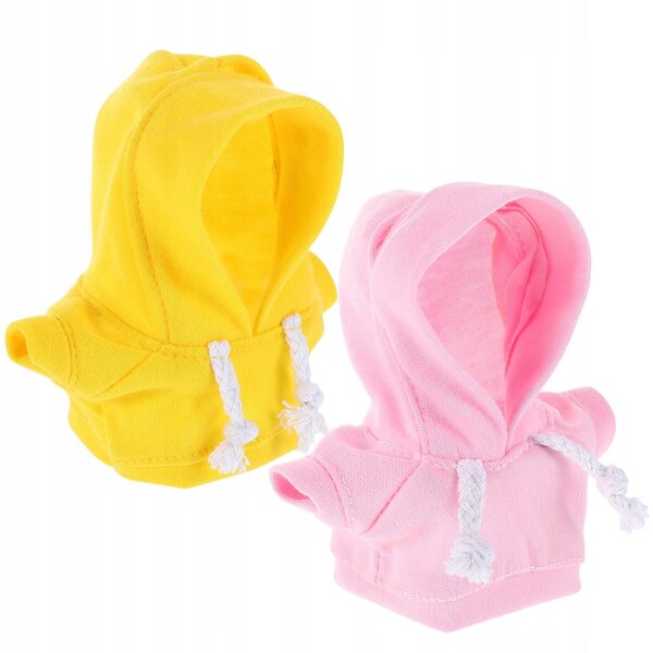 2 Bluze mit Kapuze für Polyesterpuppen, mehrfarbiges Set für Kinder