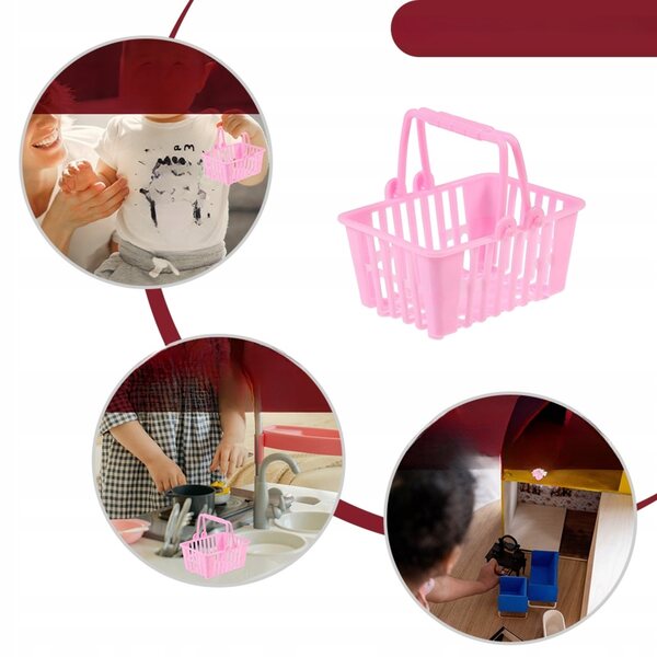 Set 20 Mini Cestini Rosa per Giochi e Decorazioni, Perfetti per Bambini