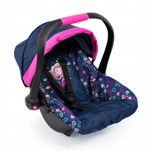 Seggiolino auto per bambole Bayer Design con cappottina - accessorio per bambini 3+