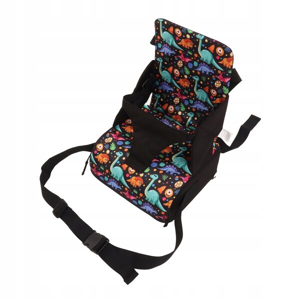 Sedia rialzata per bambini pieghevole e portatile con cuscino antiscivolo