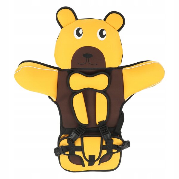 Kindersitz mit hoher Rückenlehne und verstellbaren Gurten, waschbar und transportierbar
