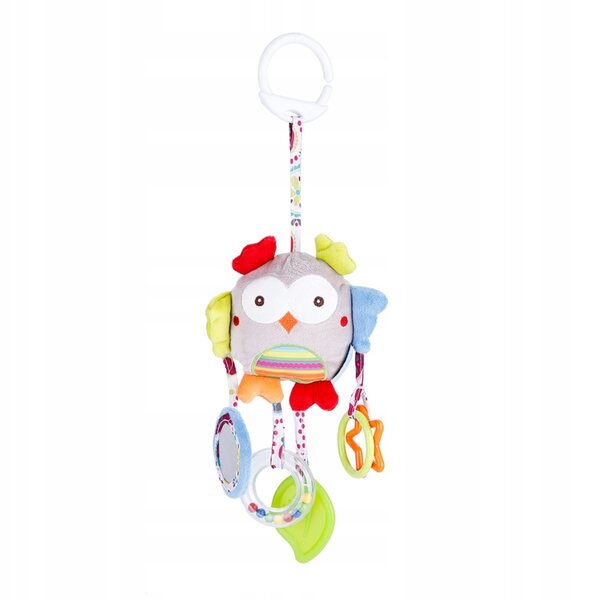 Weiches und sicheres Spielzeug für Neugeborene mit Rassel und farbenfrohen Accessoires