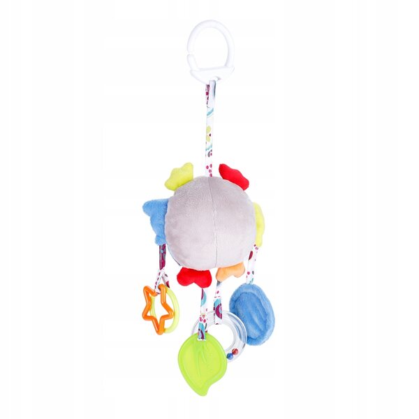 Weiches und sicheres Spielzeug für Neugeborene mit Rassel und farbenfrohen Accessoires