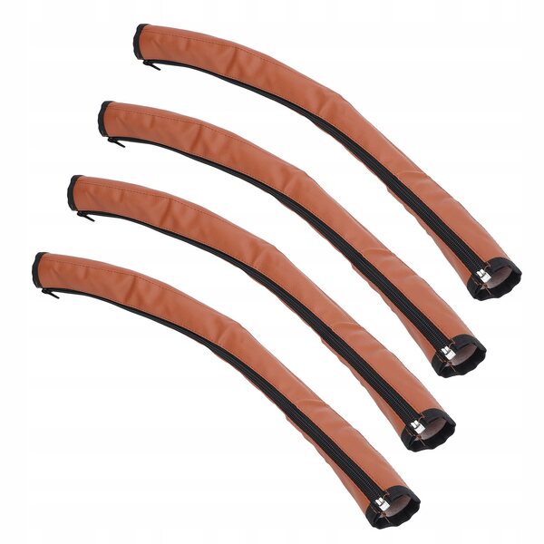 Set mit 4 Griffbezügen aus PU-Leder für Universal-Kinderwagen
